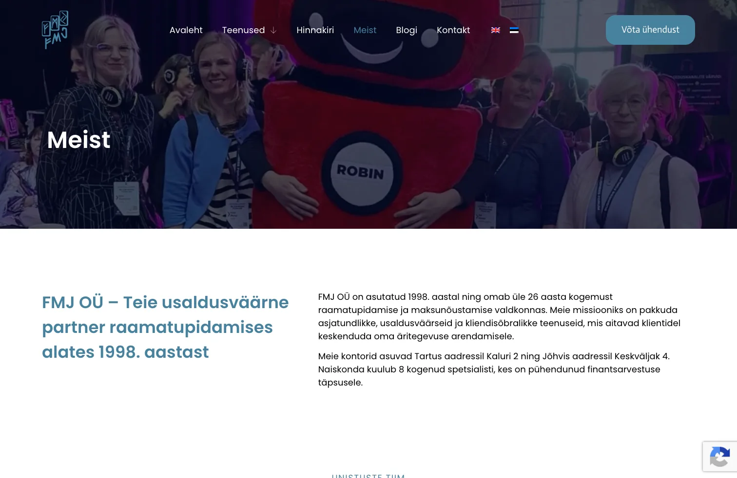 FMJ koduleht – Meist