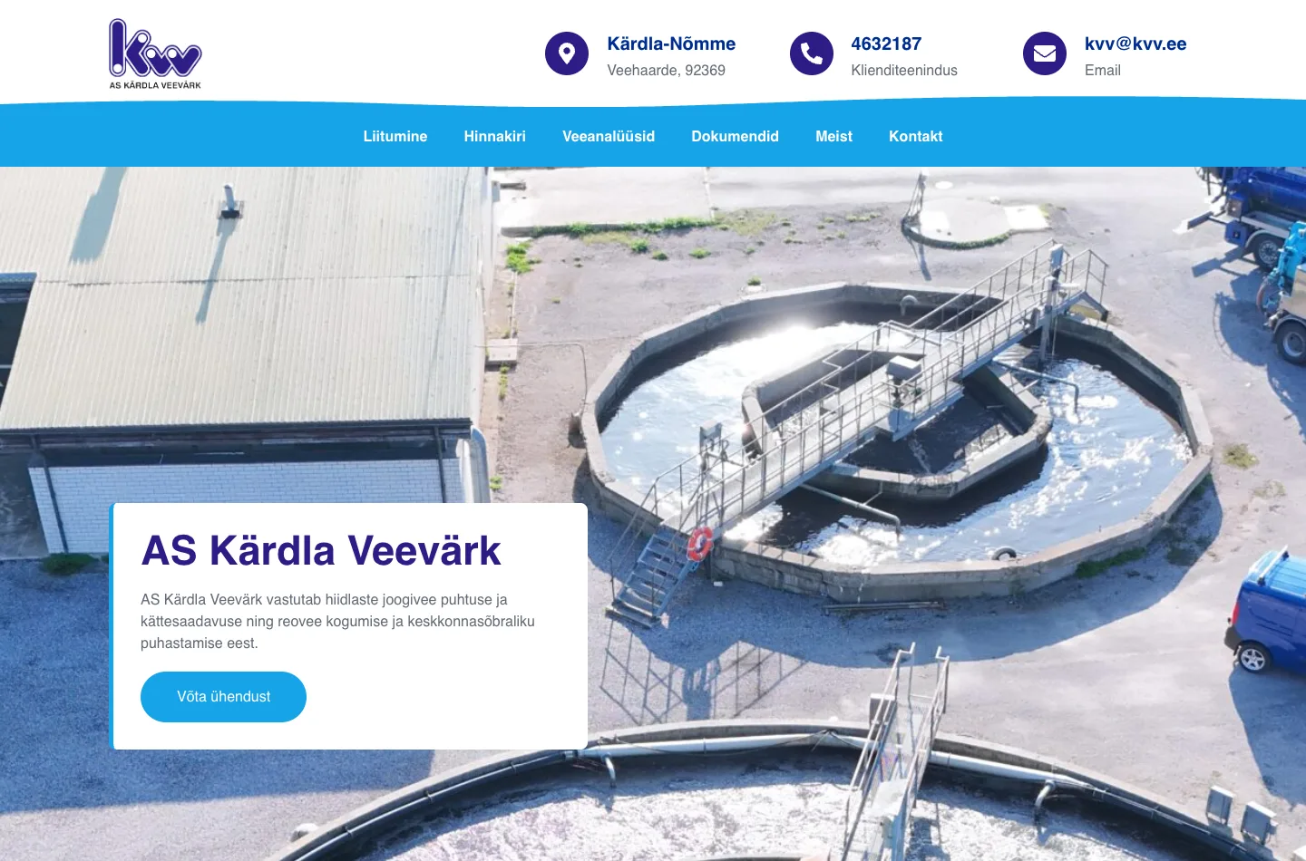 Kärdla Veevärk koduleht