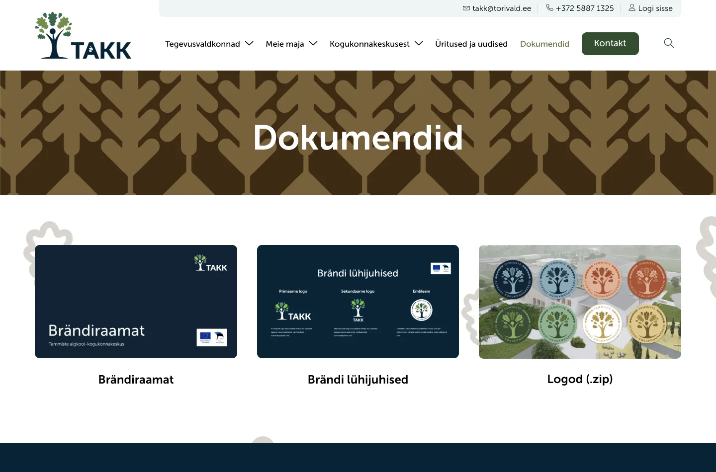 TAKK koduleht – Dokumendid