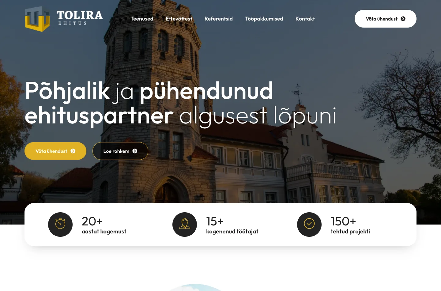 Tolira Ehitus koduleht